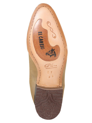 El Canelo - Charro Ankle Boot   - Atlas Sand