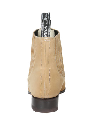 El Canelo - Charro Ankle Boot   - Atlas Sand