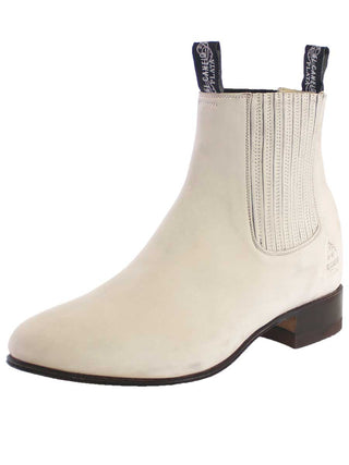 Canelo Charro Boot Suede In Bone