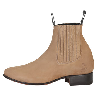 Canelo Charro Boot - Nobuck - Beige