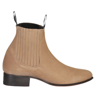 Canelo Charro Boot - Nobuck - Beige