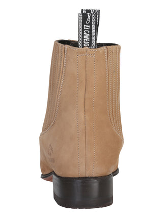 Canelo Charro Boot - Nobuck - Beige