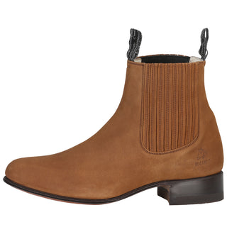 Canelo Charro Boot - Leather  Nobuck Topo