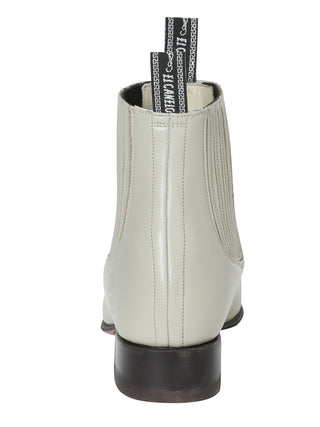 El Canelo - Charro Ankle Boot - Oyster