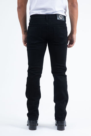 Platini Men's Denim Pants- Black