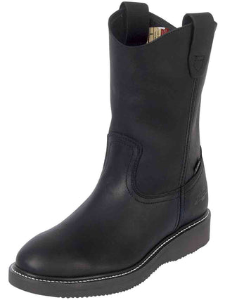 Establo Men’s Work Boot Grasso Leather - Black