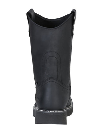 Establo Men’s Work Boot Grasso Leather - Black