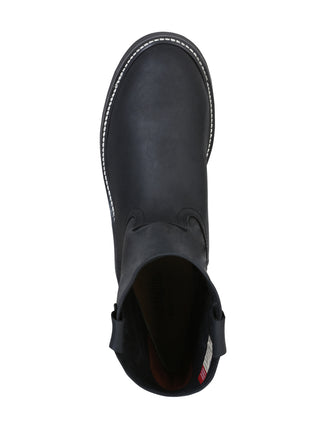 Establo Men’s Work Boot Grasso Leather - Black