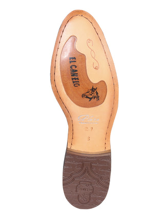 Canelo Charro Boot - Nobuck Brown
