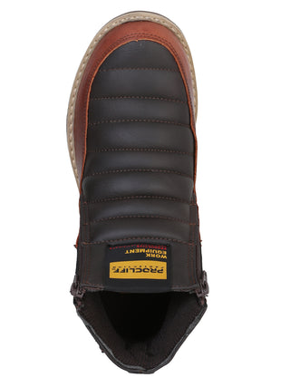 Procliff Pull Up Work Boot- Wine