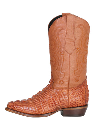Cowboy boot  El Senor de los Cielos - Caiman  - Cognac