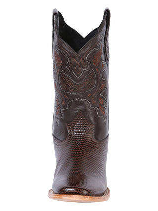 El General Men's Rodeo Boot - Printed Cigar