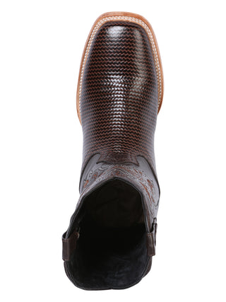 El General Men's Rodeo Boot - Printed Cigar