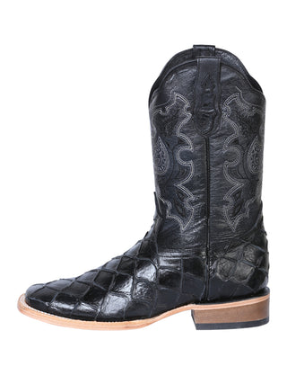 El General Rodeo Boot - Imit Pirarucu - Black