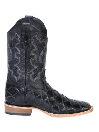 El General Rodeo Boot - Imit Pirarucu - Black