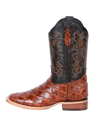 El General Rodeo Boot - Imitación  Pirarucu - Cognac