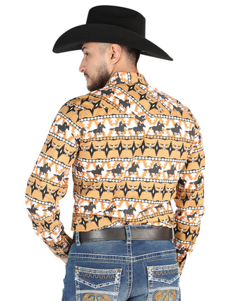 El General  -  Casual Long-Sleeve Shirt  - Taupe