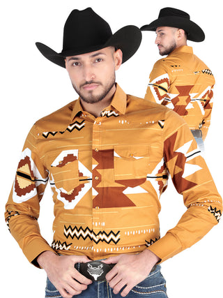 El General - Casual Long Sleeve Shirt - Taupe