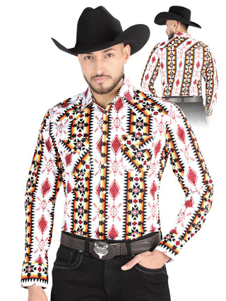 El General - Casual Long Sleeve Shirt - White