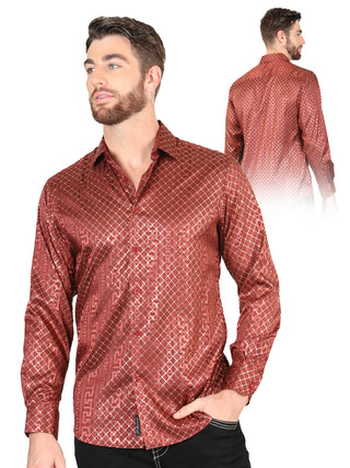 El General Burgundy Casual Long-Sleeve Shirt