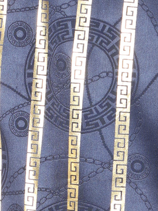 El General Navy/Gold Casual Long-Sleeve Shirt