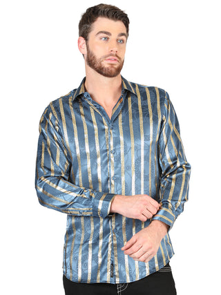 El General Teal Casual Long-Sleeve Shirt