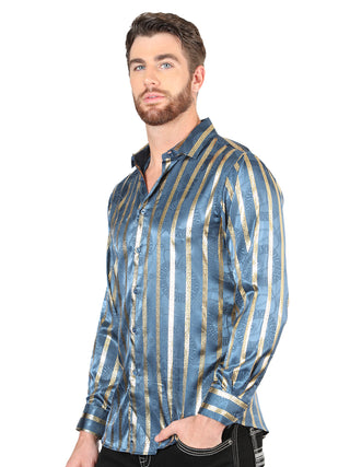 El General Teal Casual Long-Sleeve Shirt
