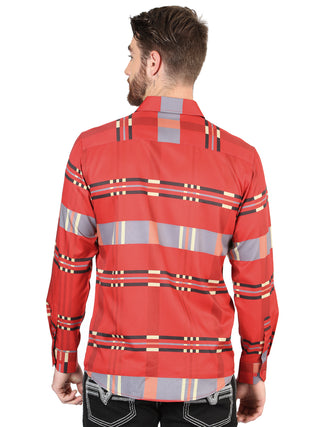 El General Red Casual Long-Sleeve Shirt