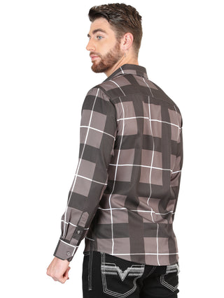 El General Grey Casual Long-Sleeve Shirt