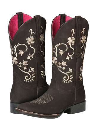 Cowboy Boot  - El Geneal Rodeo - Woman  - Nobuck Brown