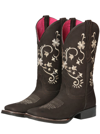 Cowboy Boot  - El Geneal Rodeo - Woman  - Nobuck Brown