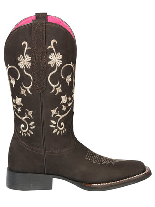 Cowboy Boot  - El Geneal Rodeo - Woman  - Nobuck Brown