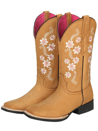 Cowboy Boot  - El Geneal Rodeo - Woman Nubuck - Peach