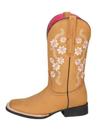 Cowboy Boot  - El Geneal Rodeo - Woman Nubuck - Peach