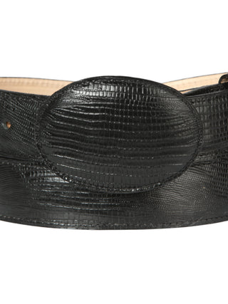 Cowboy Belt - El General  - Imitation Lizard - Black