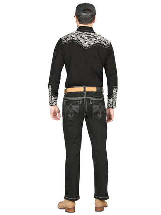 Centenario Bootcut Denim Jeans - Black