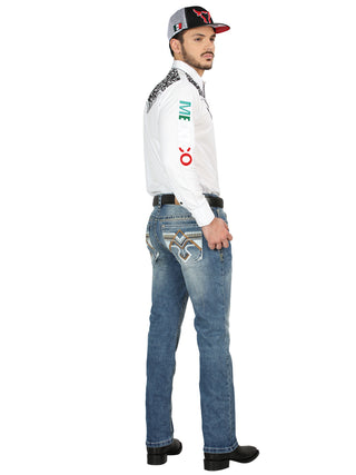 Centenario Bootcut Denim Jeans - Medium Blue