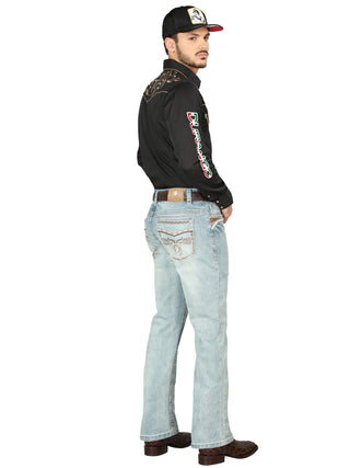 Centenario Bootcut Denim Jeans - Light Blue