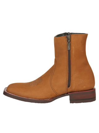 El Canelo Men’s Ankle Boots - Nobuck Taupe