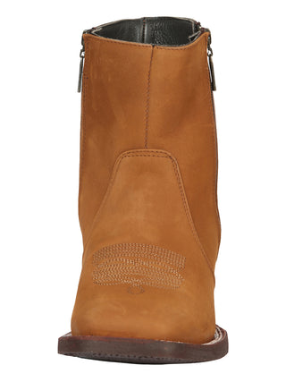 El Canelo Men’s Ankle Boots - Nobuck Taupe