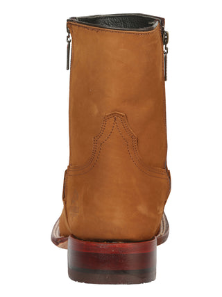 El Canelo Men’s Ankle Boots - Nobuck Taupe