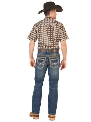 Centenario Men’s Bootcut Jeans - Dark Blue