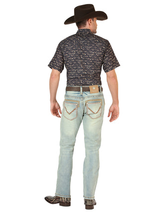 Centenario Men’s Bootcut Jeans - Light Blue