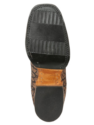 Men’s El General Rodeo Boot - Imitation Bull Neck Sand
