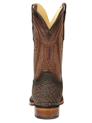 Men’s El General Rodeo Boot - Imitation Bull Neck Brown
