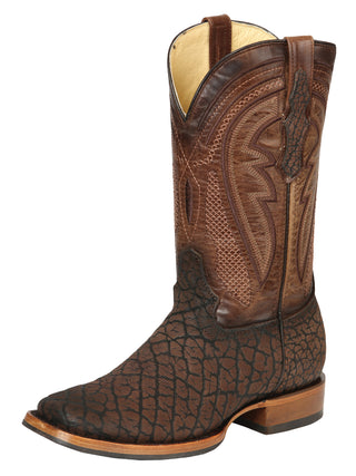 Men’s El General Rodeo Boot - Imitation Bull Neck Brown