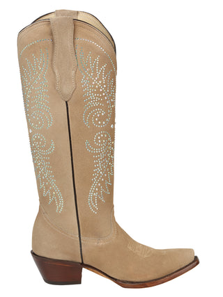 El General Women’s Western Suede Boots - Tuscani