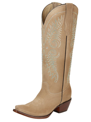 El General Women’s Western Suede Boots - Tuscani