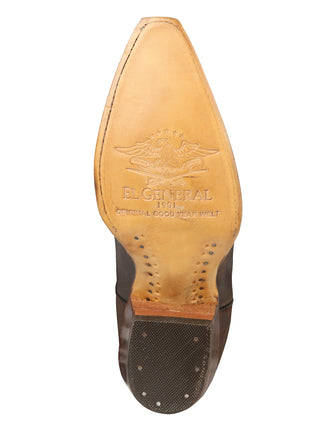 El General Women’s Fringe Western Boots - Choco