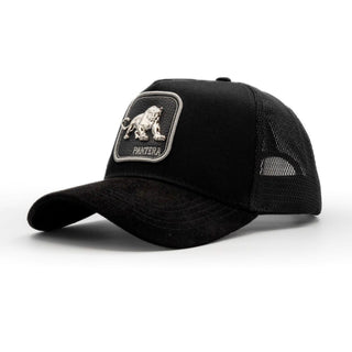 The King Ranch "Pantera" Cap - Black & Silver